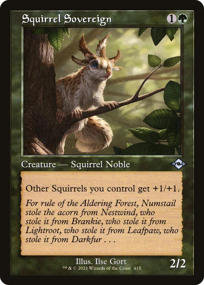 Squirrel Sovereign (Retro Frame) - Modern Horizons 2 (MH2) NM