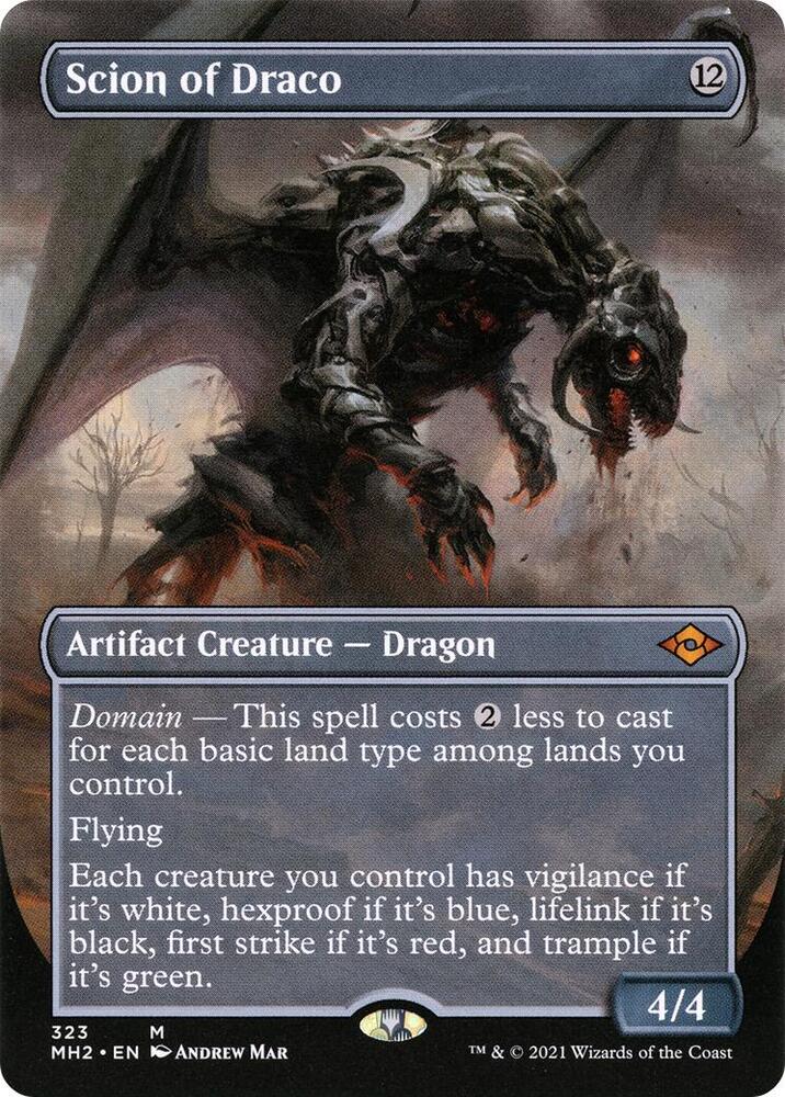 Scion of Draco (Borderless) - Modern Horizons 2 (MH2) NM