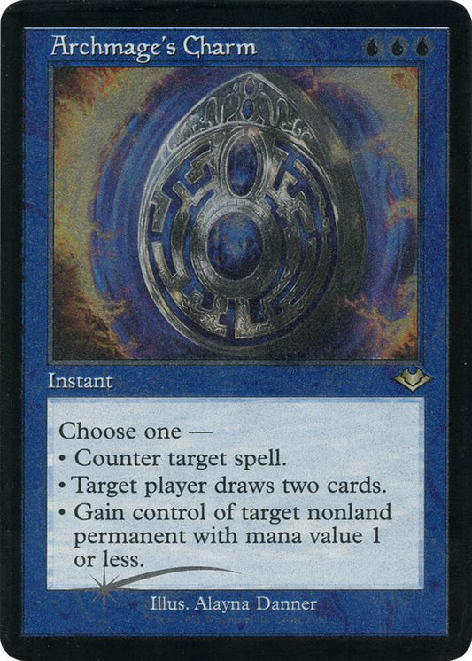Archmage's Charm (Retro Frame) (Foil Etched) - Modern Horizons (MH1) NM *FOIL*