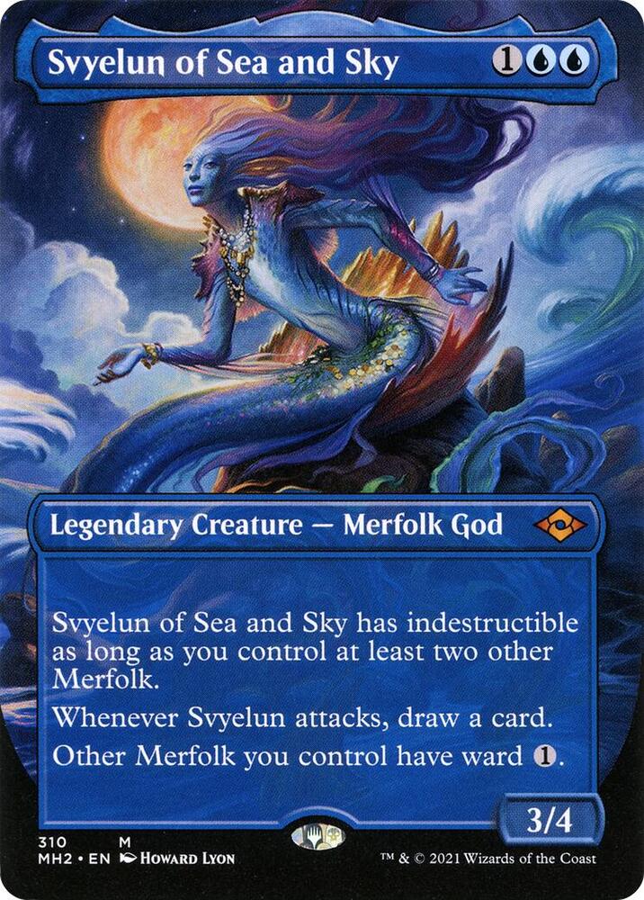 Svyelun of Sea and Sky (Borderless) - Modern Horizons 2 (MH2) NM