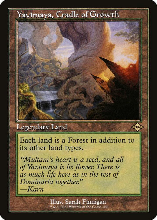 Yavimaya, Cradle of Growth (Retro Frame) - Modern Horizons 2 (MH2) NM