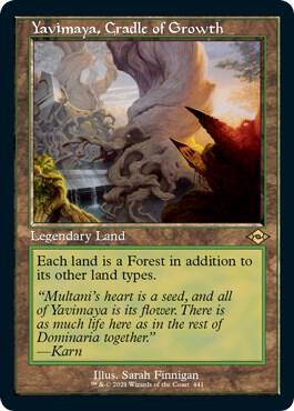 Yavimaya, Cradle of Growth (Retro Frame) (Foil Etched) - Modern Horizons 2 (MH2) NM *FOIL*
