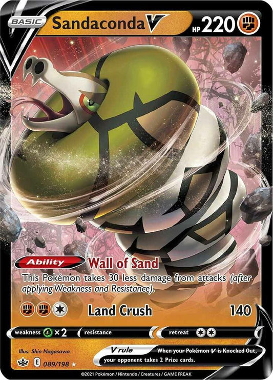 Sandaconda V - SWSH06: Chilling Reign (SWSH06) NM *FOIL*