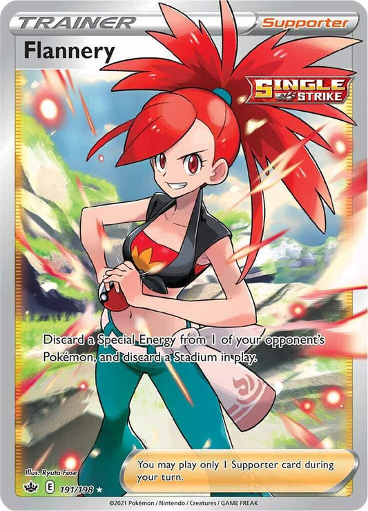 Flannery (Full Art) - SWSH06: Chilling Reign (SWSH06) NM *FOIL*