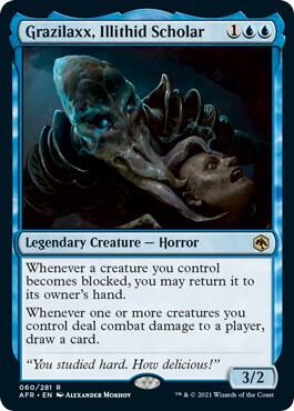 Grazilaxx, Illithid Scholar - Adventures in the Forgotten Realms (AFR) NM