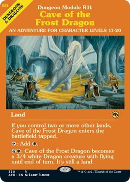 Cave of the Frost Dragon (Dungeon Module) - Adventures in the Forgotten Realms (AFR) NM