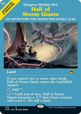 Hall of Storm Giants (Dungeon Module) - Adventures in the Forgotten Realms (AFR) NM
