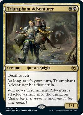 Triumphant Adventurer - Adventures in the Forgotten Realms (AFR) NM