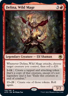 Delina, Wild Mage - Adventures in the Forgotten Realms (AFR) NM