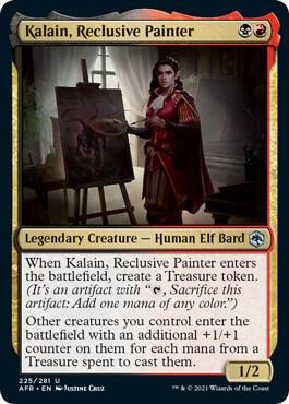 Kalain, Reclusive Painter - Adventures in the Forgotten Realms (AFR) NM *FOIL*