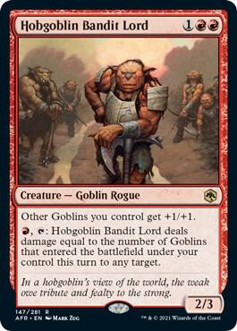 Hobgoblin Bandit Lord - Adventures in the Forgotten Realms (AFR) NM