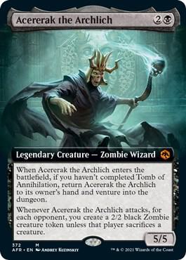 Acererak the Archlich (Extended Art) - Adventures in the Forgotten Realms (AFR) NM