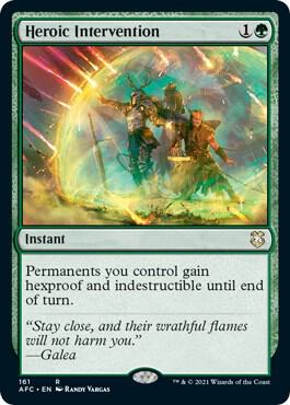 Heroic Intervention - Commander: Adventures in the Forgotten Realms (AFC) NM