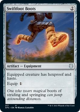 Swiftfoot Boots - Commander: Adventures in the Forgotten Realms (AFC) LP