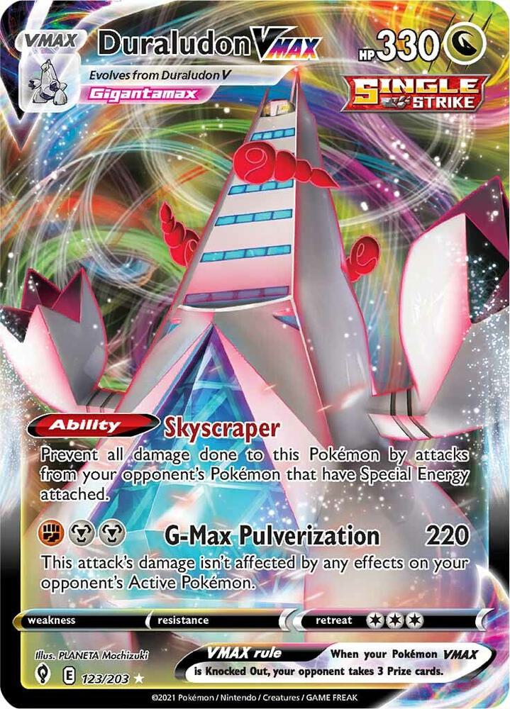 Duraludon VMAX - SWSH07: Evolving Skies (SWSH07) NM *FOIL*