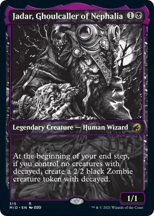 Jadar, Ghoulcaller of Nephalia (Showcase) - Innistrad: Midnight Hunt (MID) NM *FOIL*