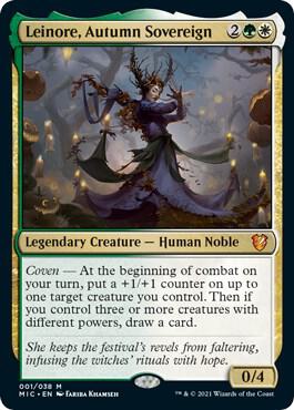Leinore, Autumn Sovereign - Commander: Innistrad: Midnight Hunt (MIC) NM *FOIL*