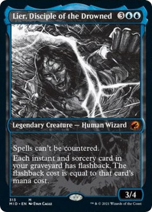 Lier, Disciple of the Drowned (Showcase) - Innistrad: Midnight Hunt (MID) NM