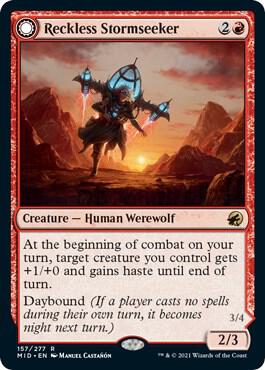 Reckless Stormseeker - Innistrad: Midnight Hunt (MID) NM