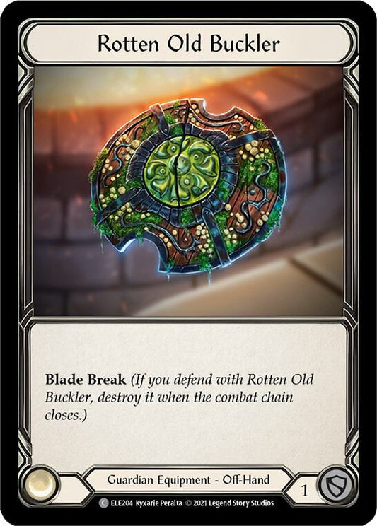 Rotten Old Buckler - Tales of Aria (ELE) NM *Rainbow Foil*