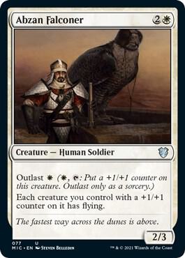 Abzan Falconer - Commander: Innistrad: Midnight Hunt (MIC) NM