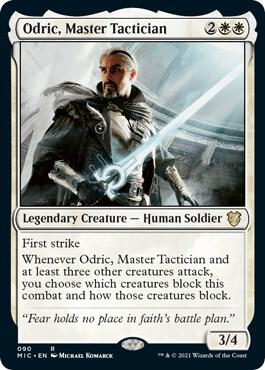 Odric, Master Tactician - Commander: Innistrad: Midnight Hunt (MIC) NM