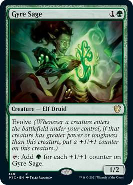 Gyre Sage - Commander: Innistrad: Midnight Hunt (MIC) NM