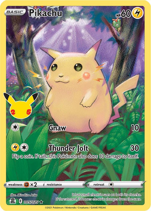 Pikachu - Celebrations (CLB) NM *FOIL*