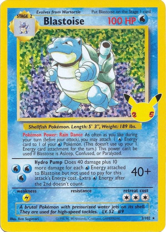 Blastoise - Celebrations: Classic Collection (CCC) NM *FOIL*