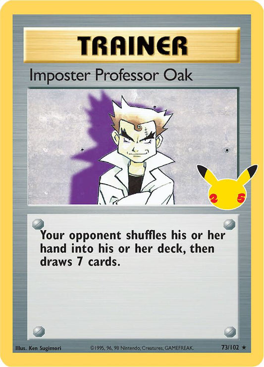 Imposter Professor Oak - Celebrations: Classic Collection (CCC) NM *FOIL*