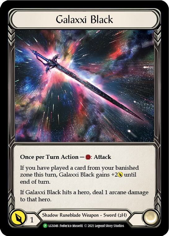 Galaxxi Black - LGS046 - Flesh and Blood: Promo Cards (PR) NM *Cold Foil*
