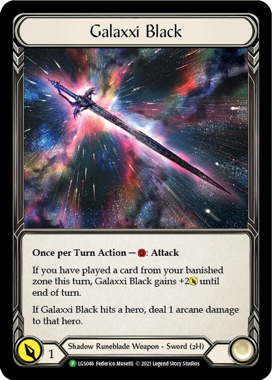 Galaxxi Black - LGS046 - Flesh and Blood: Promo Cards (PR) NM *Cold Foil*