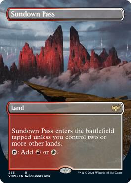 Sundown Pass (Borderless) - Innistrad: Crimson Vow (VOW) NM