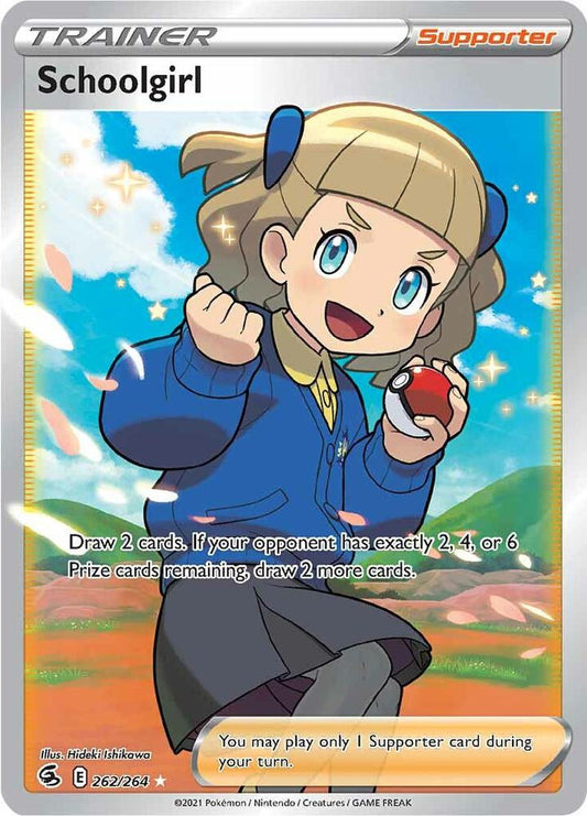 Schoolgirl (Full Art) - SWSH08: Fusion Strike (SWSH08) NM *FOIL*