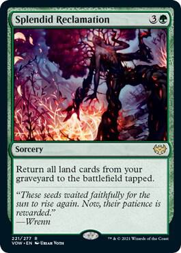 Splendid Reclamation - Innistrad: Crimson Vow (VOW) NM *FOIL*