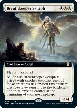 Breathkeeper Seraph (Extended Art) - Commander: Innistrad: Crimson Vow (VOC) NM