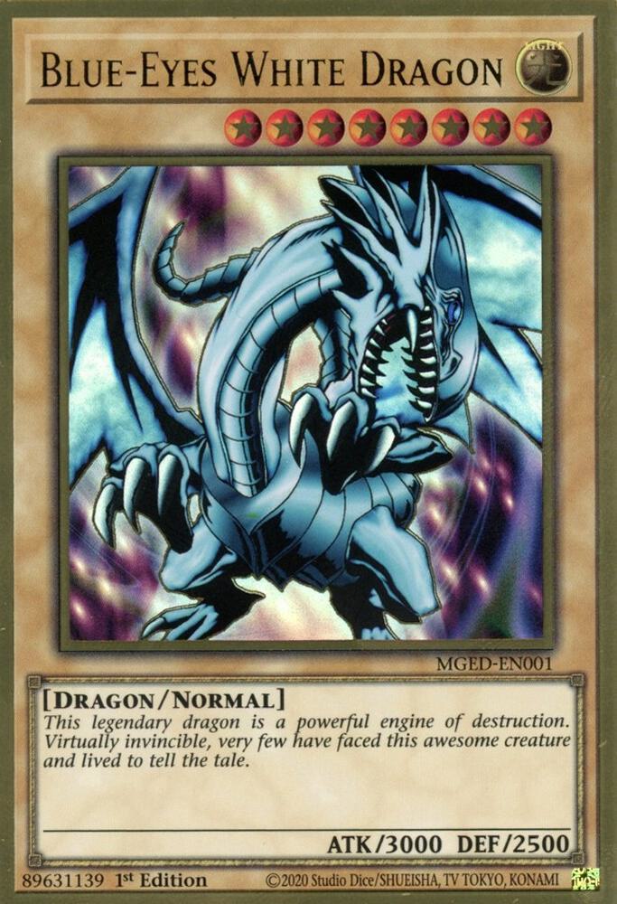 Blue-Eyes White Dragon - Maximum Gold: El Dorado (MGED) NM *FOIL*