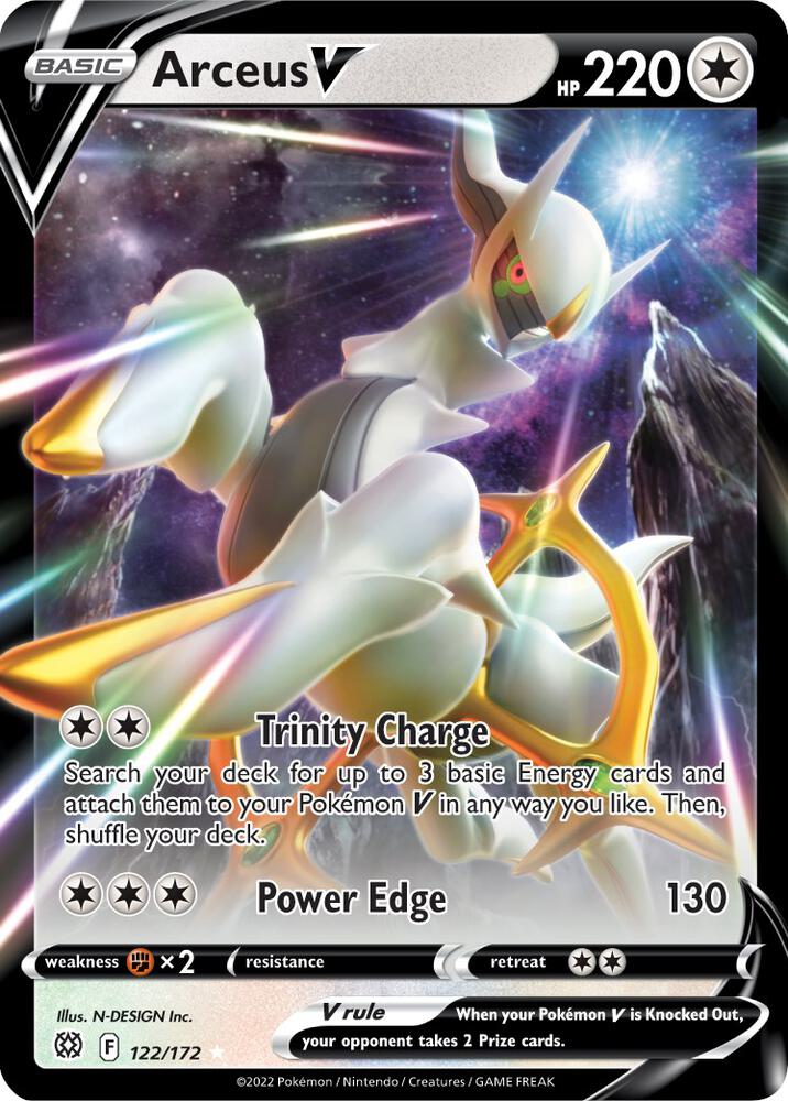 Arceus V - SWSH09: Brilliant Stars (SWSH09) NM *FOIL*