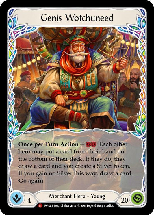 Genis Wotchuneed - Everfest (EVR) Rainbow Foil NM *FOIL*
