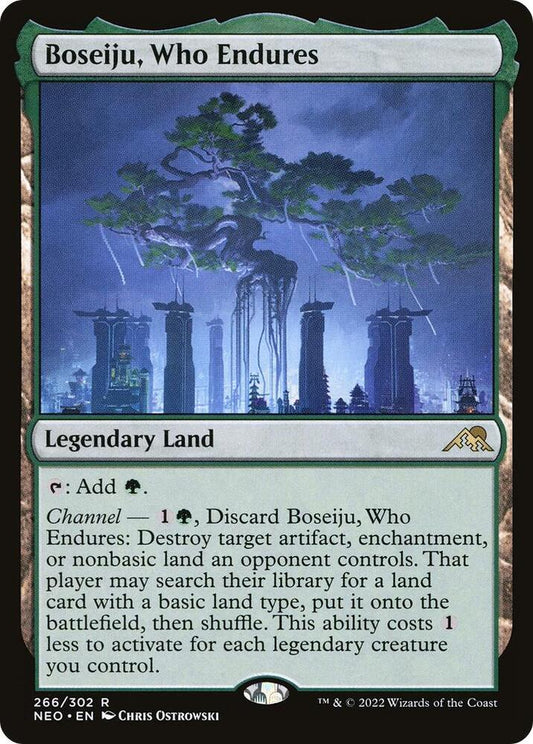 Boseiju, Who Endures - Kamigawa: Neon Dynasty (NEO) NM