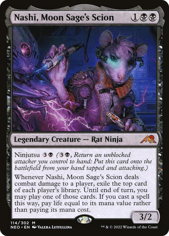 Nashi, Moon Sage's Scion - Kamigawa: Neon Dynasty (NEO) NM