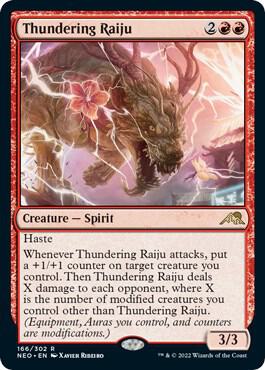 Thundering Raiju - Kamigawa: Neon Dynasty (NEO) NM
