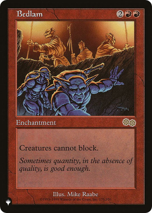Bedlam - The List Reprints (LIST) NM