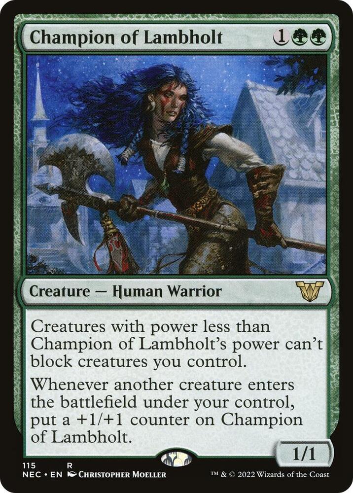 Champion of Lambholt - Commander: Kamigawa: Neon Dynasty (NEC) NM