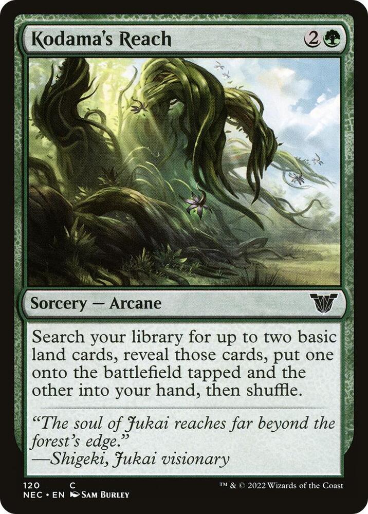 Kodama's Reach - Commander: Kamigawa: Neon Dynasty (NEC) NM