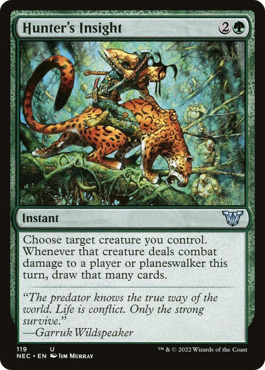 Hunter's Insight - Commander: Kamigawa: Neon Dynasty (NEC) NM