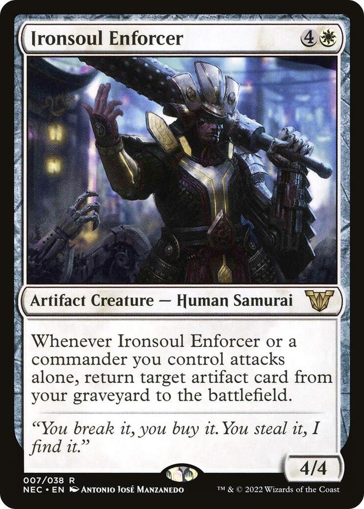 Ironsoul Enforcer - Commander: Kamigawa: Neon Dynasty (NEC) NM