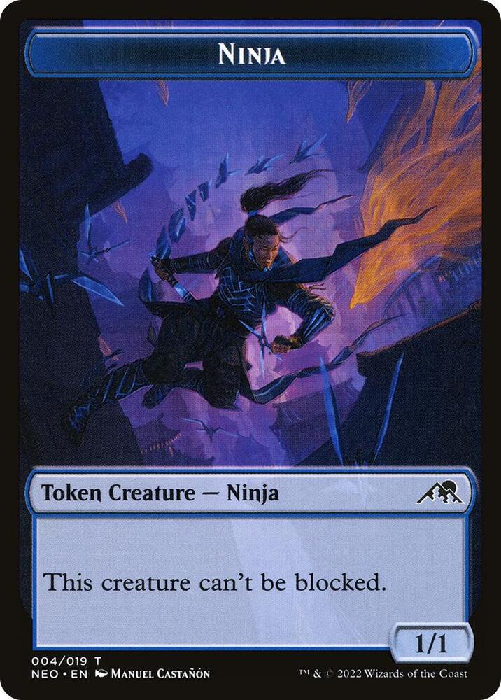 Ninja Token - Kamigawa: Neon Dynasty (NEO) NM