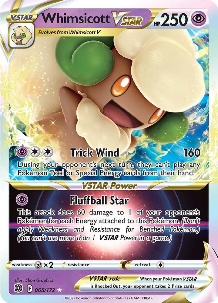 Whimsicott VSTAR - SWSH09: Brilliant Stars (SWSH09) NM *FOIL*