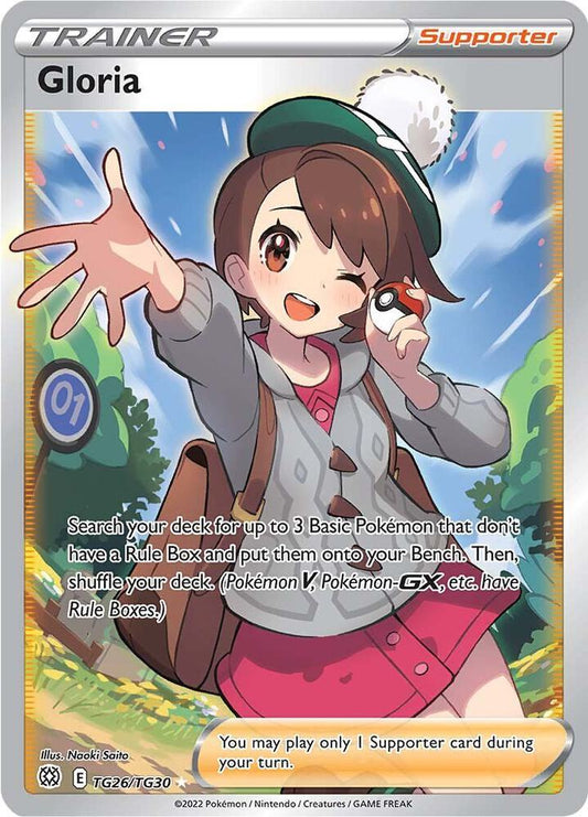 Gloria - SWSH09: Brilliant Stars Trainer Gallery (SWSH09:TG) NM *FOIL*